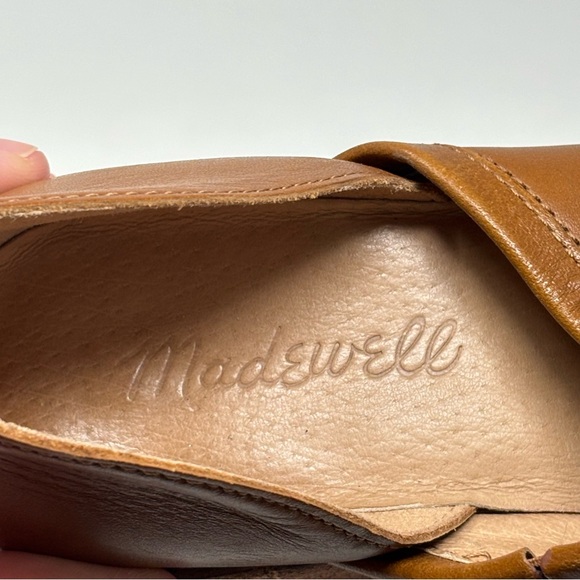 Madewell The Brady Low Cut Leather Booties English Saddle Size 6 - Picture 14 of 14